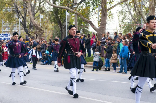 Ohi-Tagesparade in Thessaloniki — Stockfoto