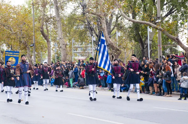 Ohi-Tagesparade in Thessaloniki — Stockfoto