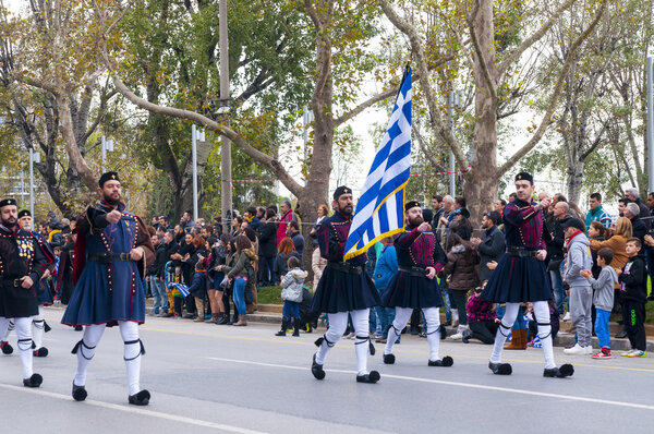 Ohi Day parade in Thessaloniki