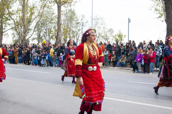 Ohi-Tagesparade in Thessaloniki — Stockfoto