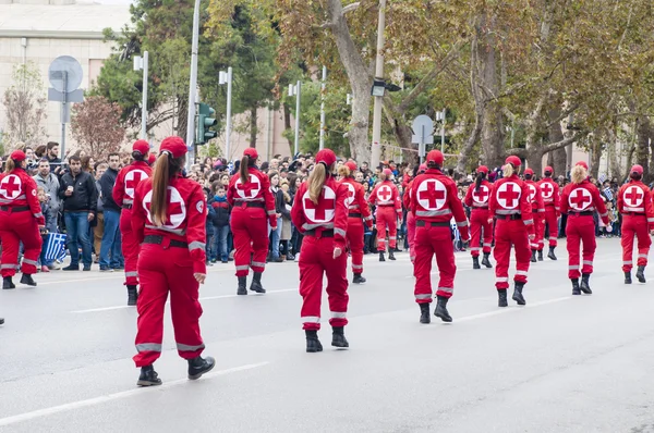 Ohi-Tagesparade in Thessaloniki — Stockfoto