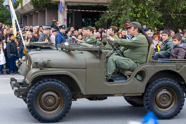 Ohi-Tagesparade in Thessaloniki — Stockfoto