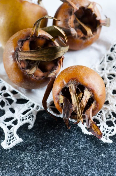 Common medlar fruit — Stock Photo, Image