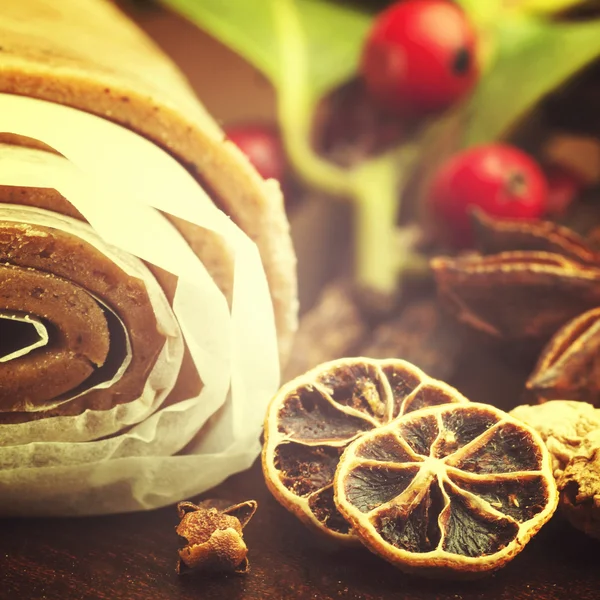 Ingefära cookies degen — Stockfoto