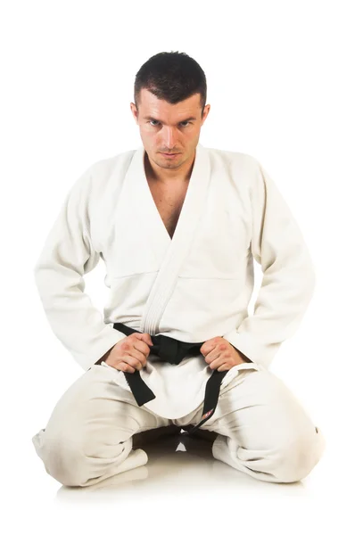 Man practicing Brazilian jiu-jitsu (BJJ) — Stock Photo, Image