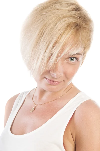 Portrait of blonde woman — Stock Photo, Image