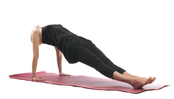 Mujer en pose de yoga —  Fotos de Stock