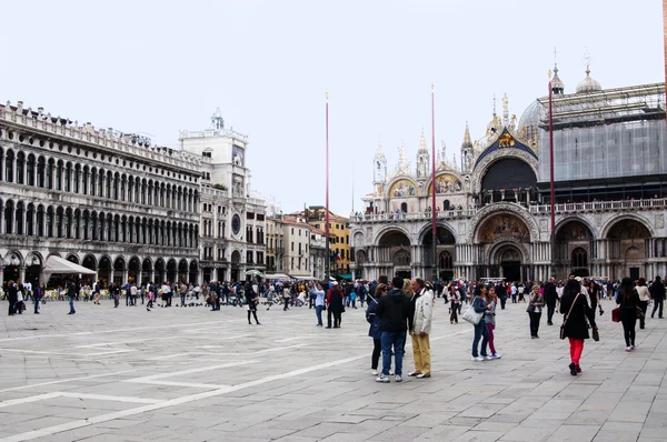 Náměstí svatého Marka v Benátkách — Stock fotografie