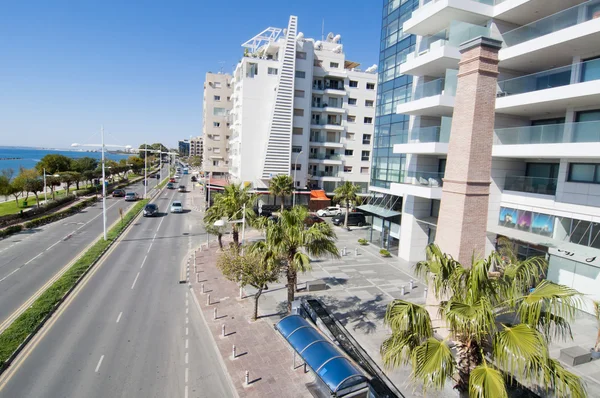 Kustlijn van Limassol, Cyprus — Stockfoto