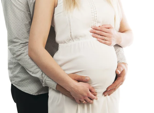 Conceito de gravidez feliz — Fotografia de Stock