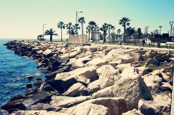 Frente ao mar em Limassol, Chipre — Fotografia de Stock Grátis