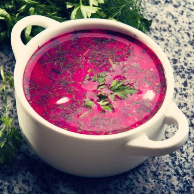 soğuk pancar çorbası