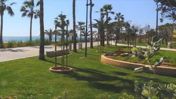 Park der modernen Skulptur in Limassol, Zypern — Stockvideo