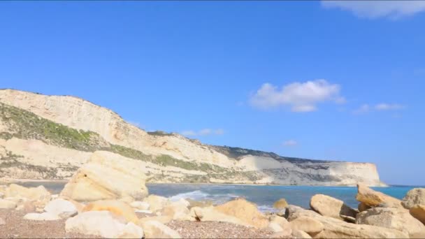 Vagues de la mer Méditerranée — Video