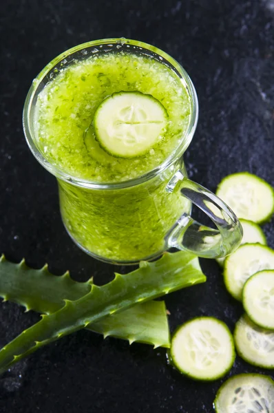 Sunn grønn smoothie – stockfoto