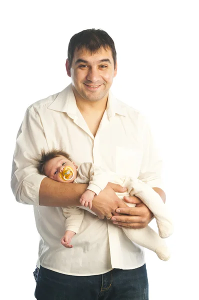 Father holding little child — Stock Photo, Image