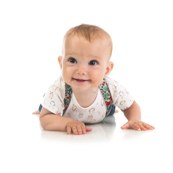 Sorrindo bebê menina — Fotografia de Stock