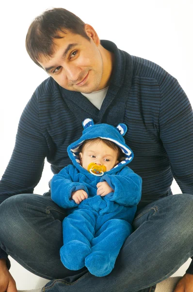 Día del Padre. Padre con un niño pequeño —  Fotos de Stock