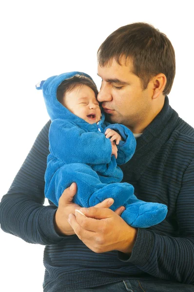 Den otců. Otec s malým dítětem — Stock fotografie