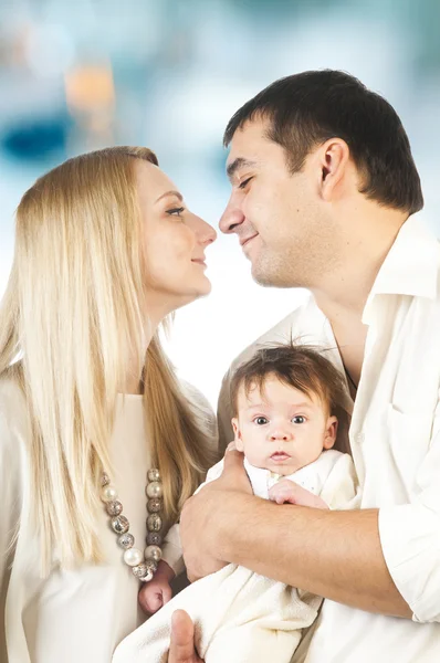 Happy family with child — Stock Photo, Image