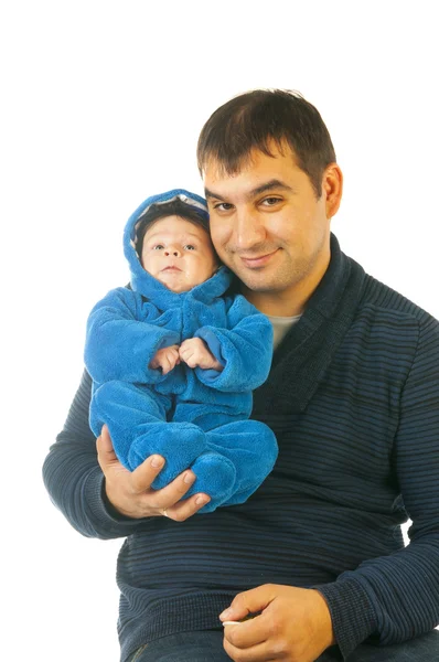 День батька. Батько тримає дитину — стокове фото