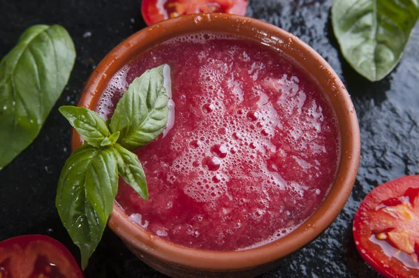 Sopa de gazpacho frío — Foto de stock gratis