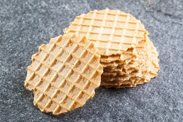 Crisp bread on stone background — Stock Photo, Image