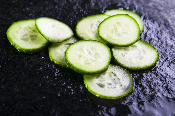 Pepino fresco en rodajas —  Fotos de Stock