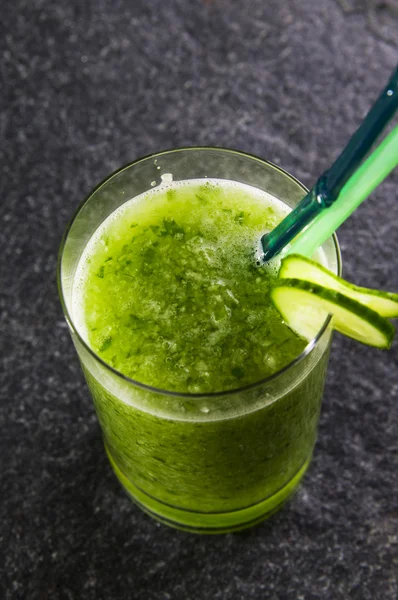 Groene fruit smoothie — Stockfoto