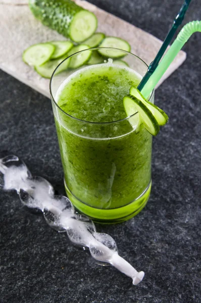 Smoothie sayuran hijau — Stok Foto