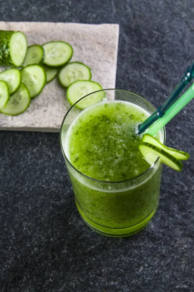 Groene fruit smoothie — Stockfoto