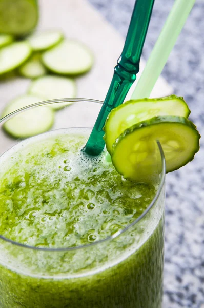 Groene fruit smoothie — Stockfoto