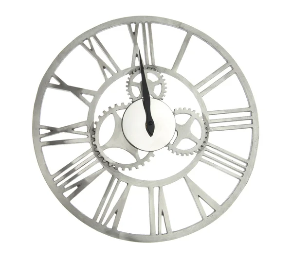 Vintage clock with cog wheels — Stock Photo, Image