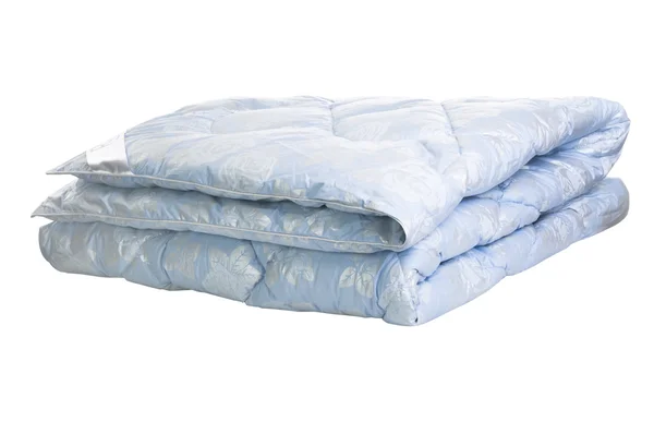 Duvet Blue blanket — Stock Photo, Image