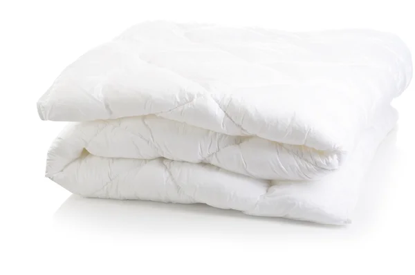 White duvet blanket — Stock Photo, Image