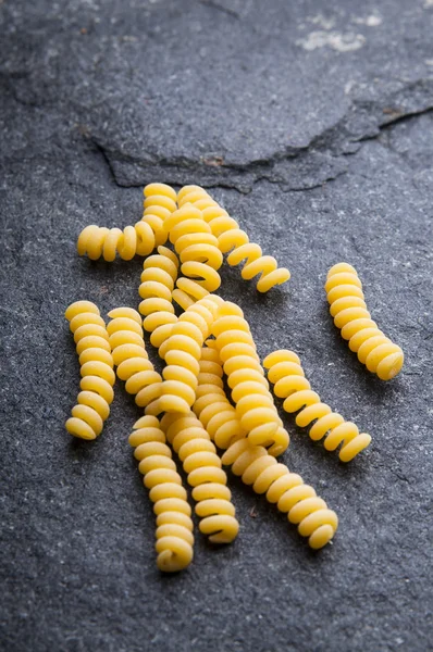 Dry fusilli bucati corti pasta — Stock Photo, Image