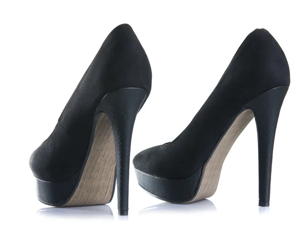 Black high heel  shoes — Stock Photo, Image