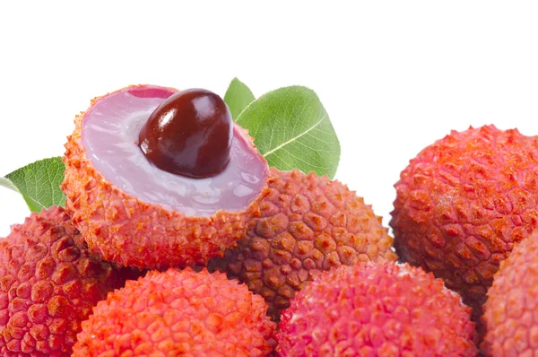 Frutas de lichia frescas — Fotografia de Stock