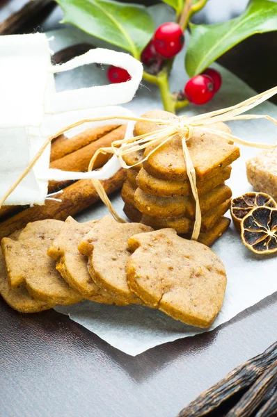 Ginger cookies and species — Stock Photo, Image