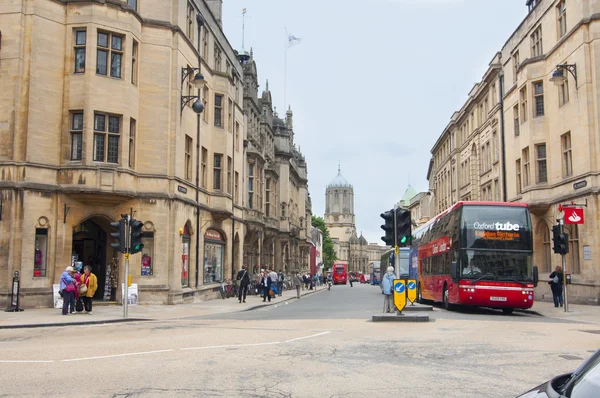 Gatuvy i Oxford, Storbritannien — Stockfoto