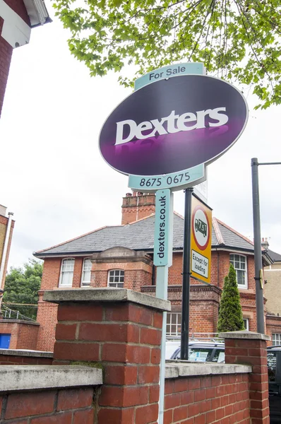 Dexters агент недвижимости в Лондоне — стоковое фото