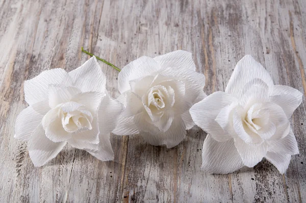 Carta fatta a mano fiori Gardenia — Foto Stock