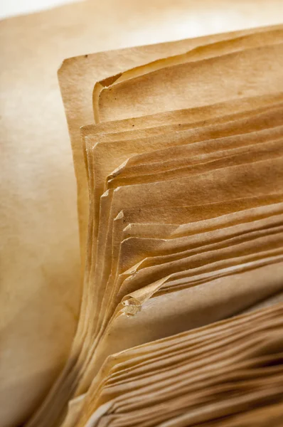 Παλιά κύλισης φύλλα χαρτιού — Φωτογραφία Αρχείου