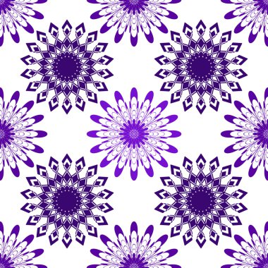 Vektör kesintisiz mavi süsleme arka plan