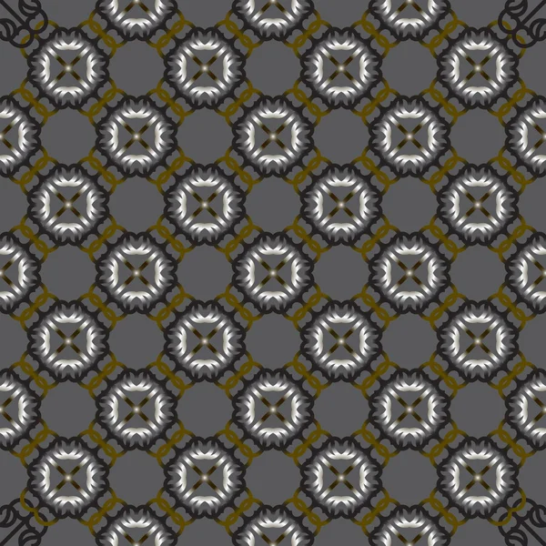 Vector seamless grey ornament background — Stock Vector