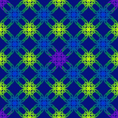 geometrik öğelerle sorunsuz illüstrasyon vektör