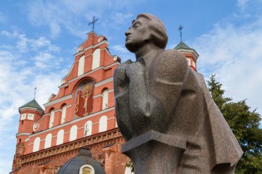 Adam Mickiewicz anıt Vilnius, Litvanya