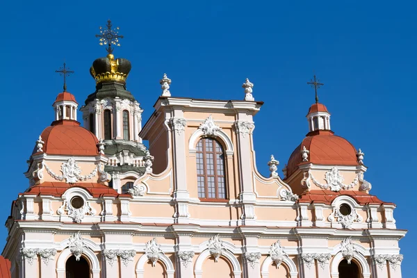 V horní části kostela St. Casimir ve Vilniusu Stock Snímky