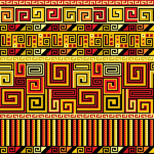 Ornamento peruano sin costura — Archivo Imágenes Vectoriales