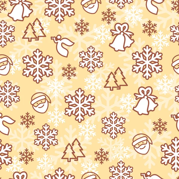 Christmas seamless background — Stock Vector